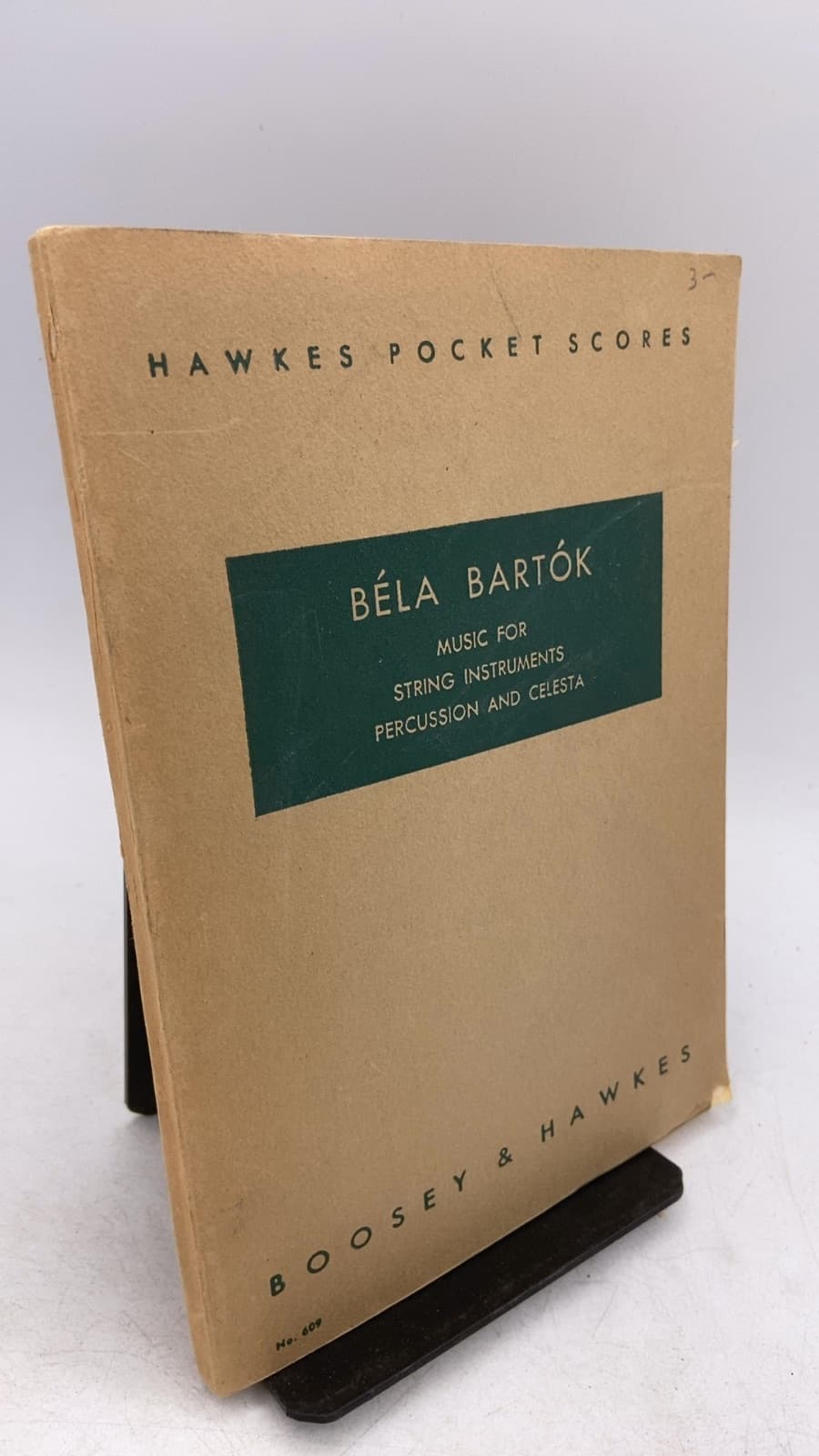 Music for String Instruments Percussion and Celesta by Béla Bartók - front cover