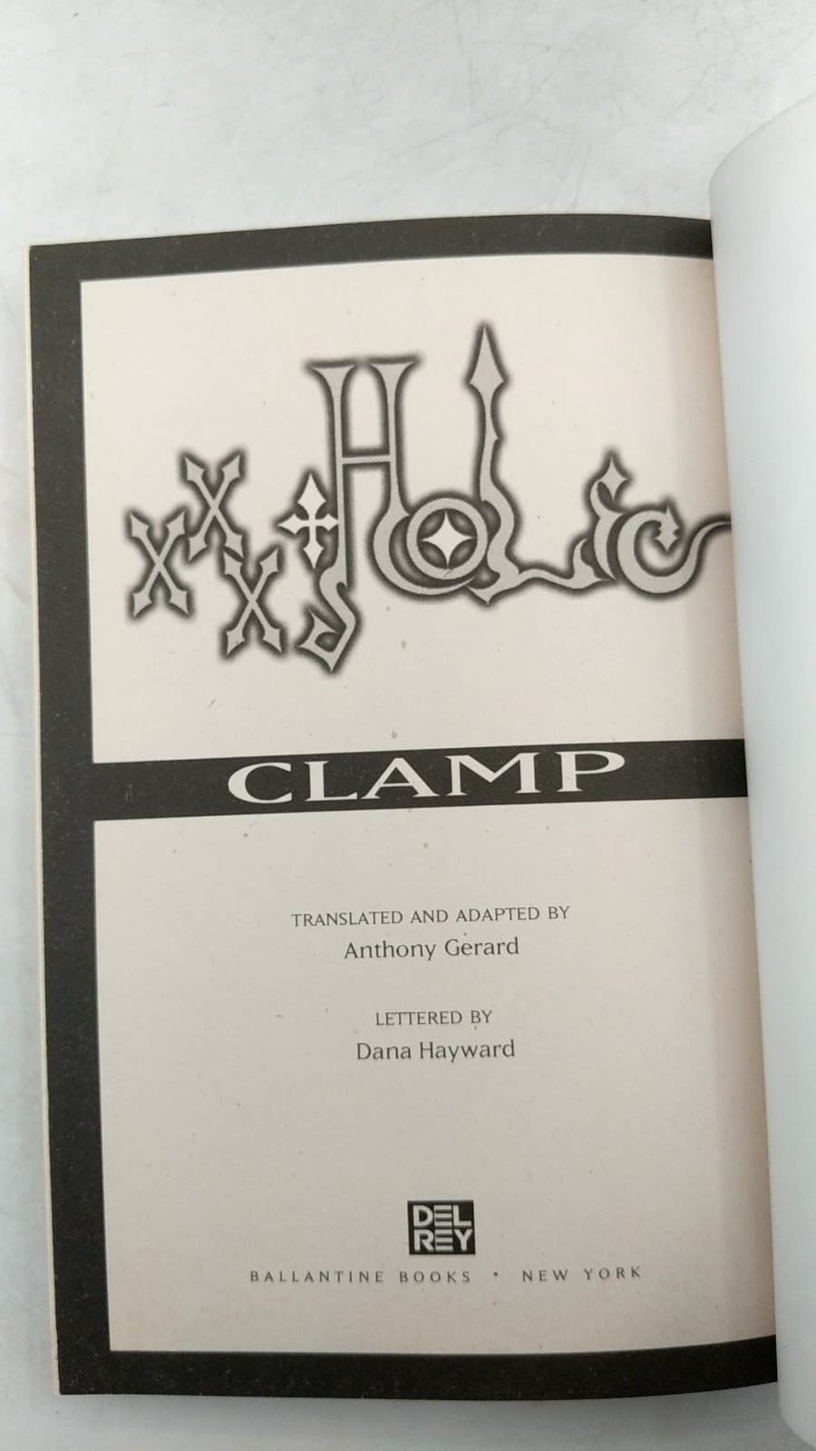 Clamp, Volumes 1 & 8 by Clamp - title page