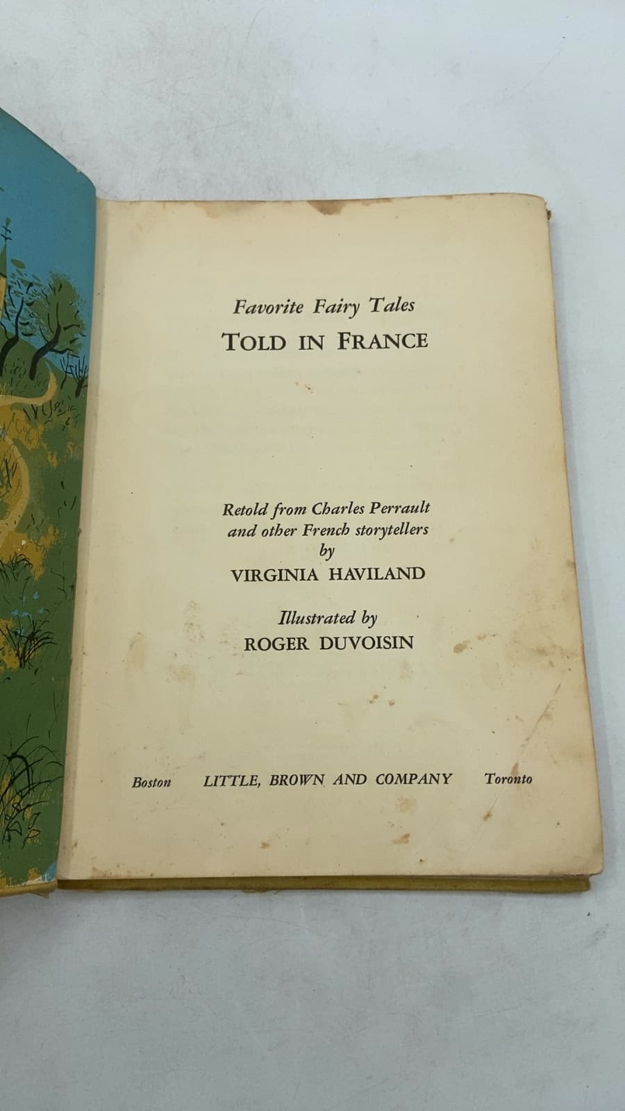 Favorite Fairy Tales Told in France by Virginia Haviland - title page