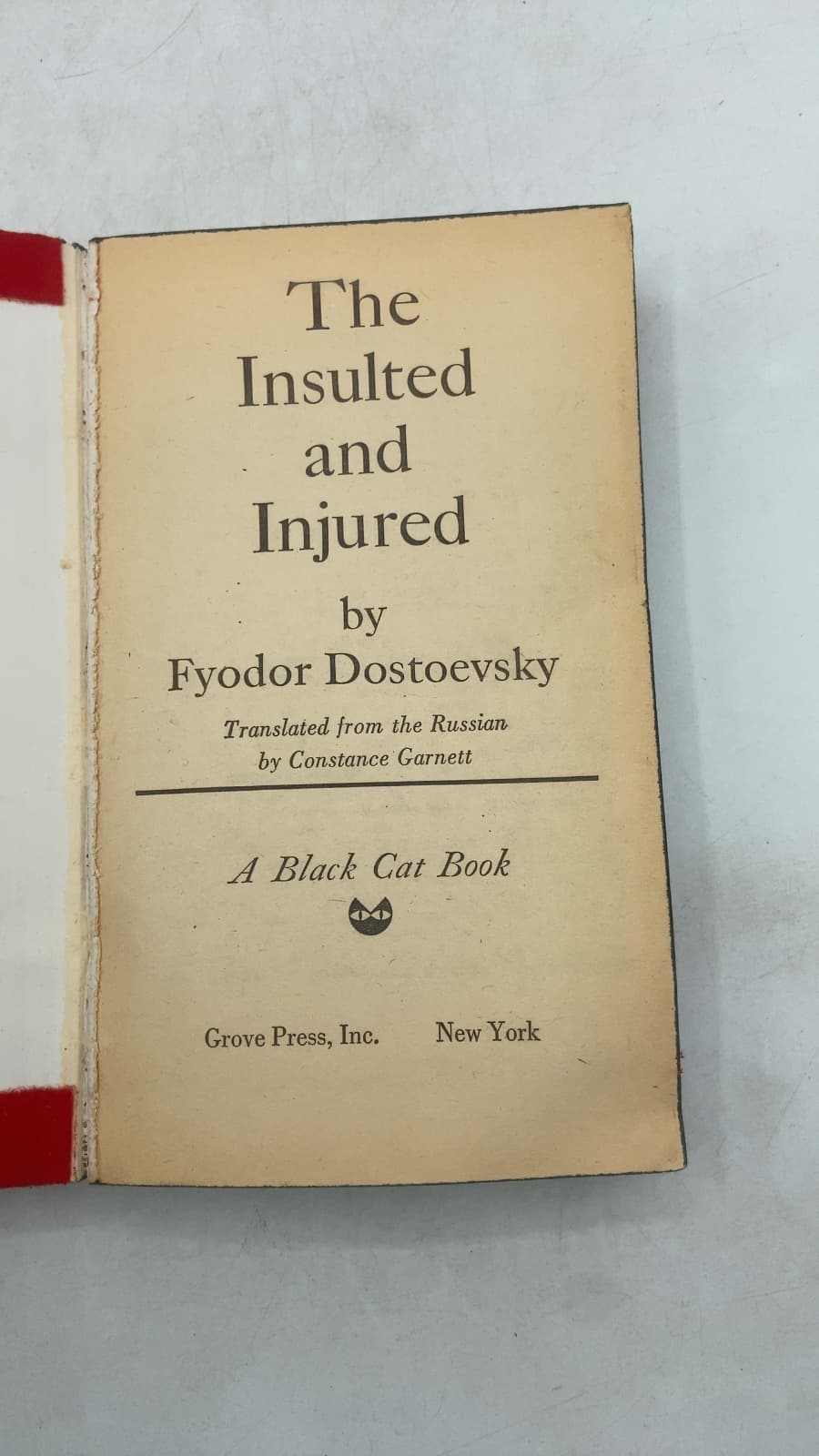 The Insulted and Injured by Fyodor Dostoevsky - title page