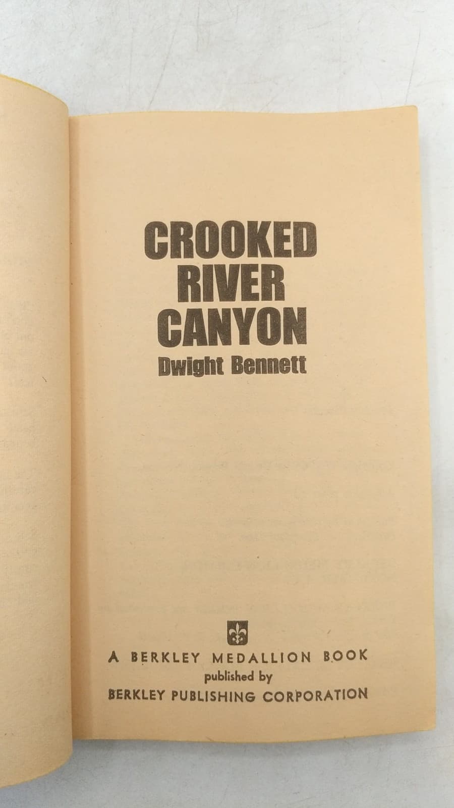 Crooked River Canyon by Dwight Bennett Newton - title page