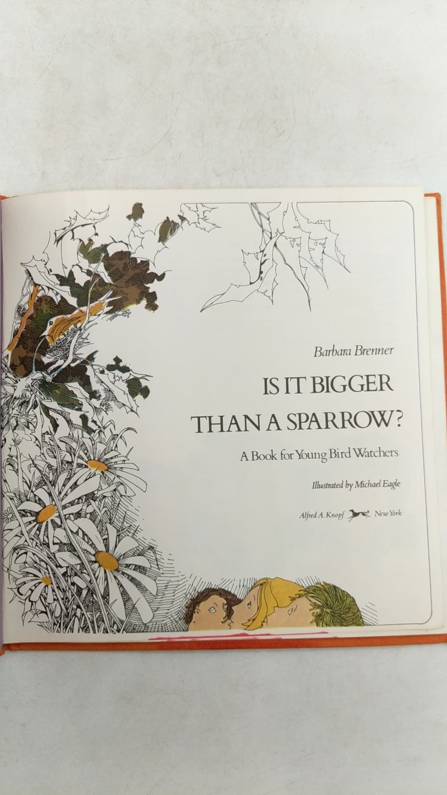 Is It Bigger Than a Sparrow? A Book for Young Bird Watchers by Barbara Brenner - title page