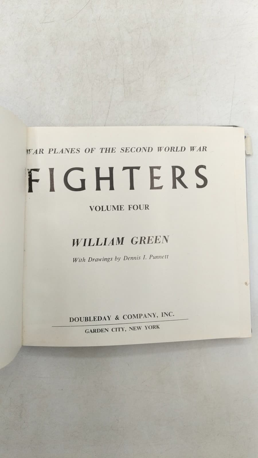 Fighters Volume Four by William Green - title page