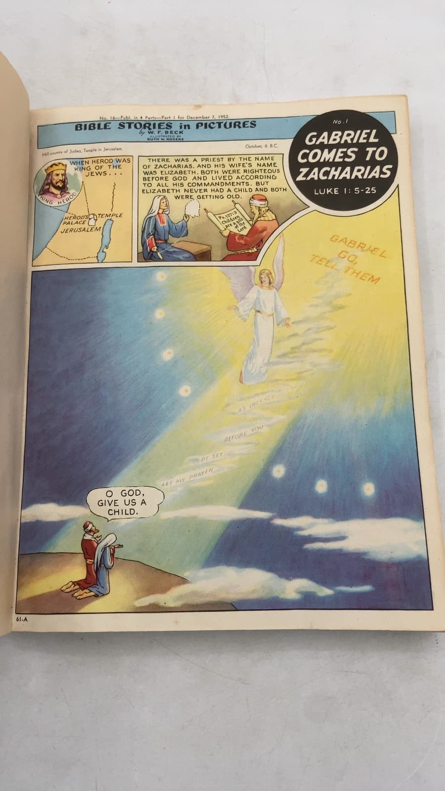 Bible Stories in Pictures by W. F. Beck - title page