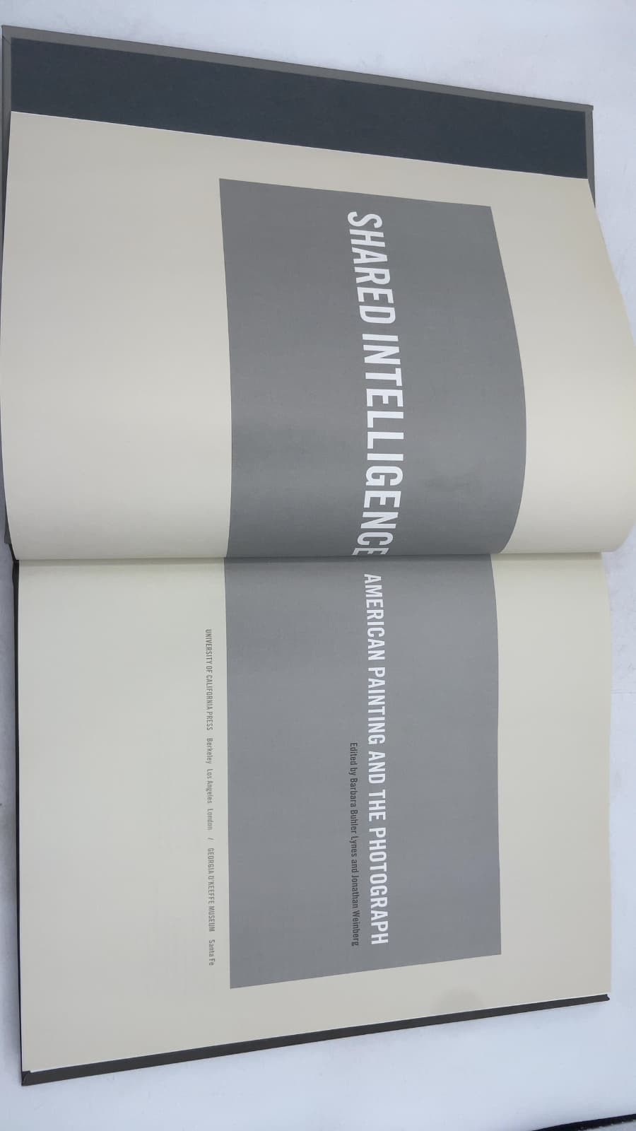 Shared Intelligence: American Painting and the Photograph by Edited by Barbara Buhler Lynes and Jonathan Weinberg - title page