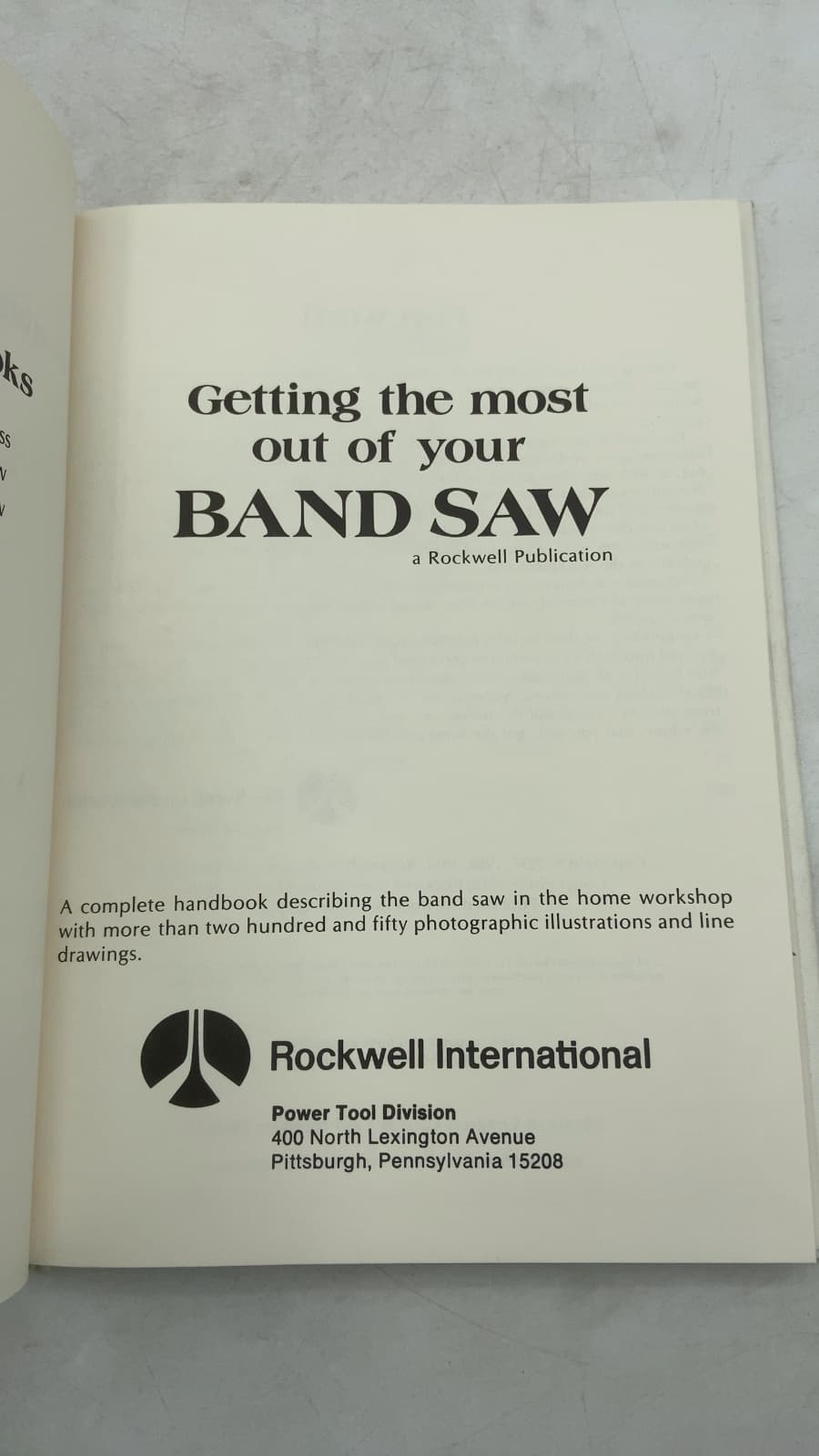 Getting the Most Out of Your Band Saw by Robert Scharff & Associates - title page