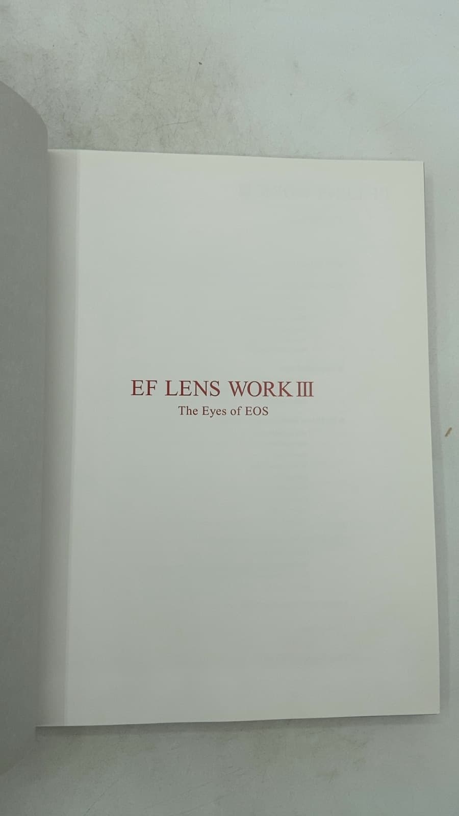 EF Lens Work III: The Eyes of EOS - title page