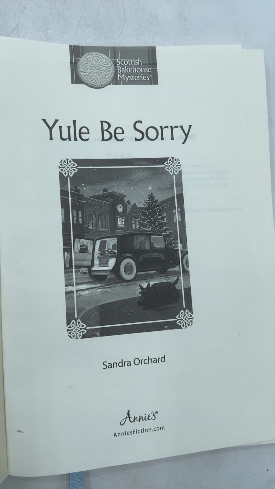 Yule Be Sorry by Sandra Orchard - title page