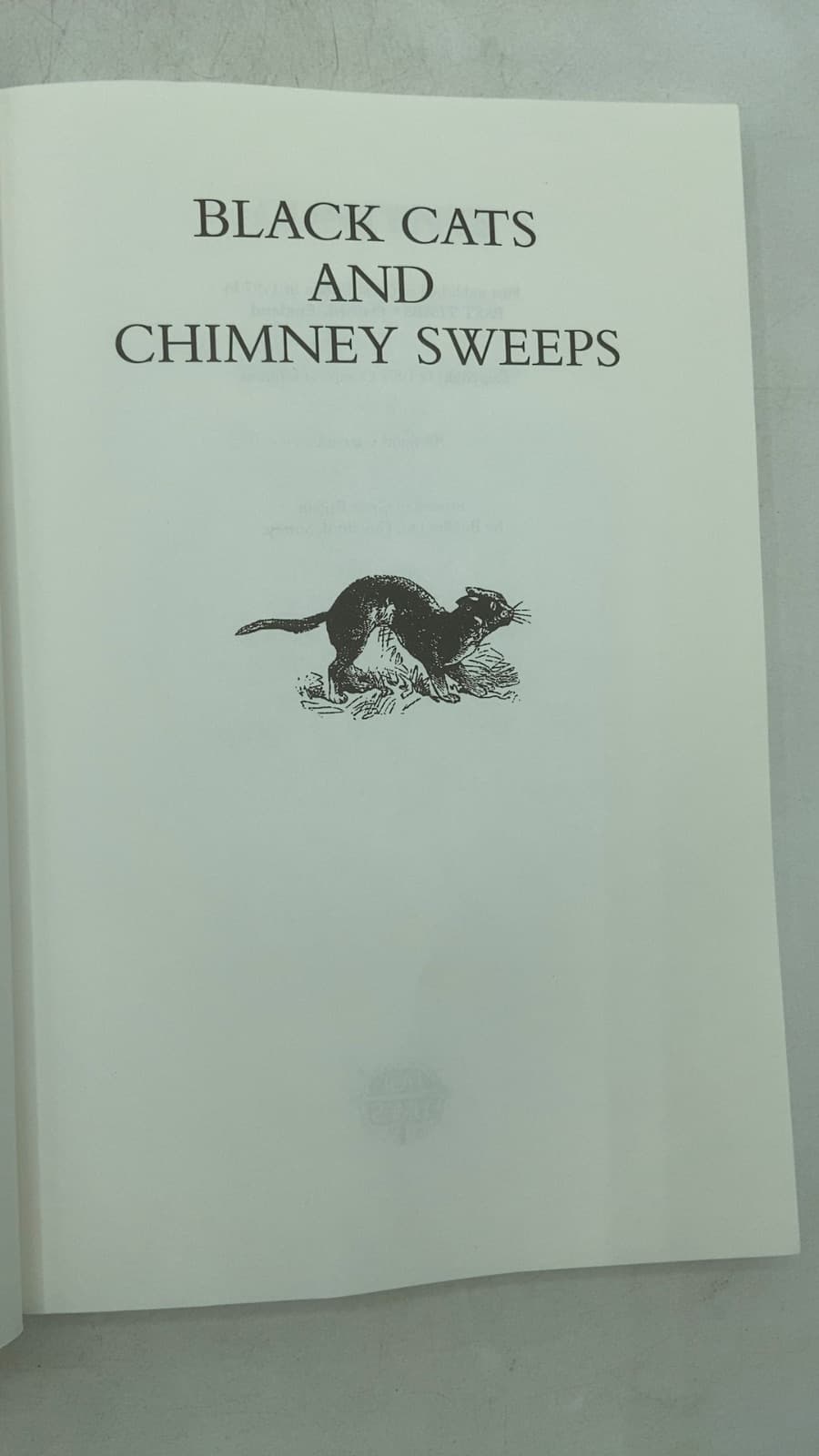 Black Cats AND Chimney Sweeps - title page