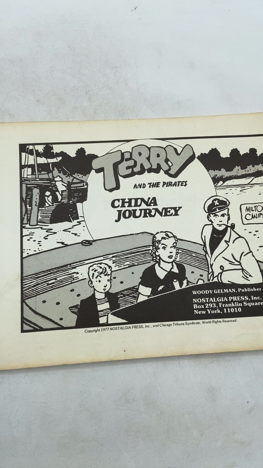 Terry and the Pirates: China Journey by Milton Caniff - title page