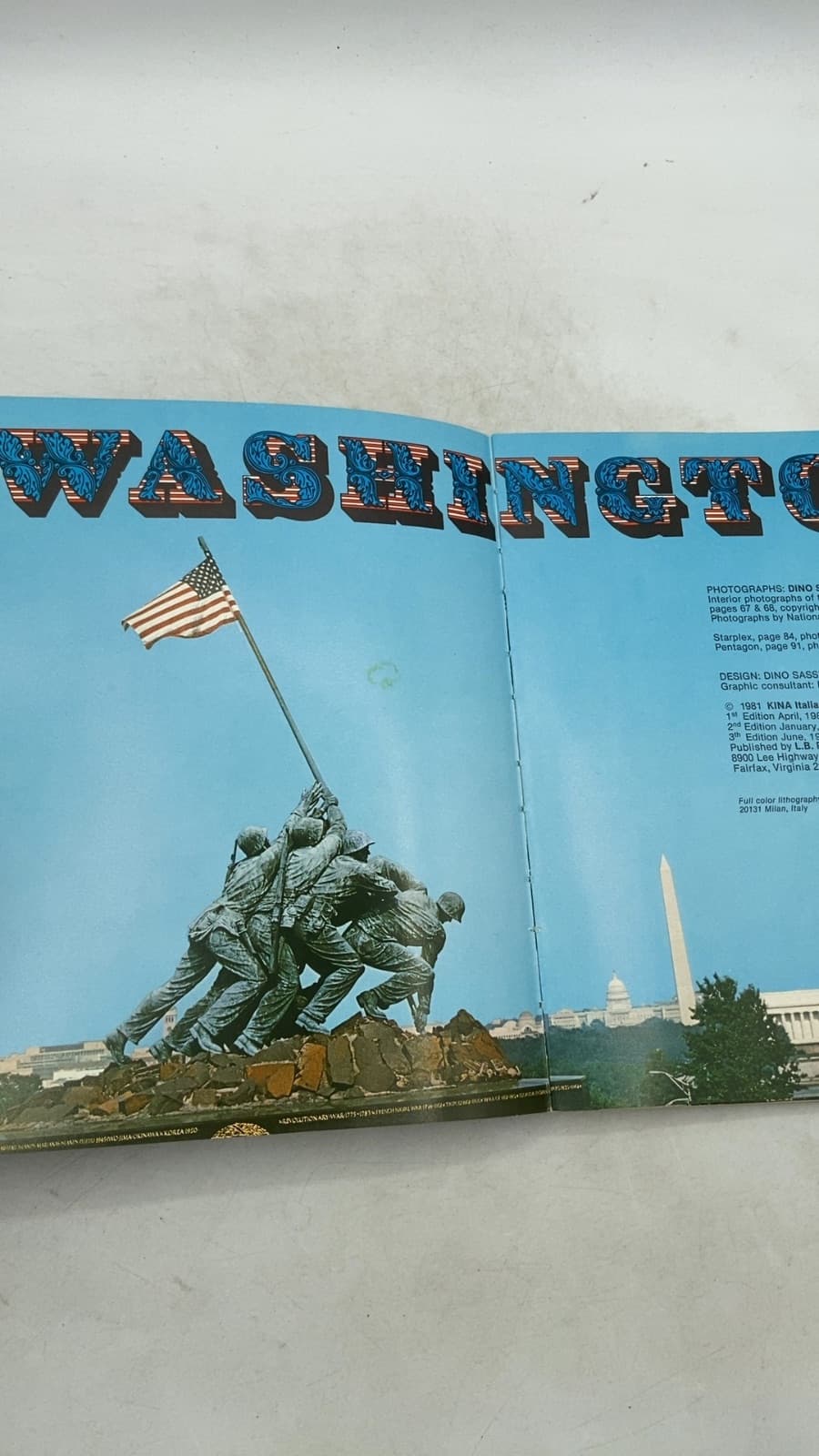 Washington by Dino Sassi - title page