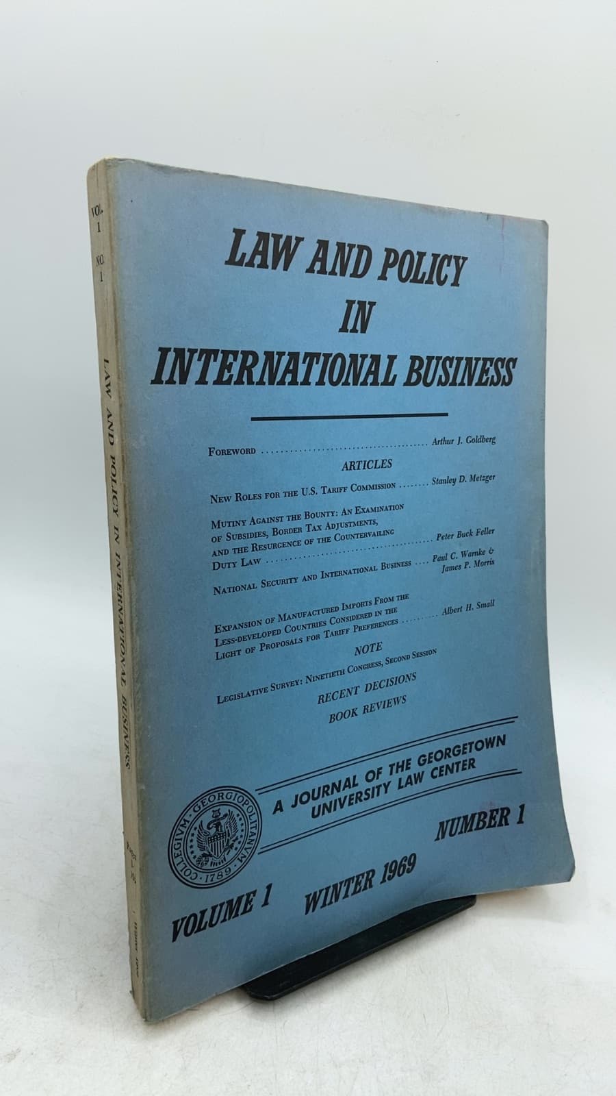 LAW AND Policy IN International Business by Georgetown University Law Center - front cover