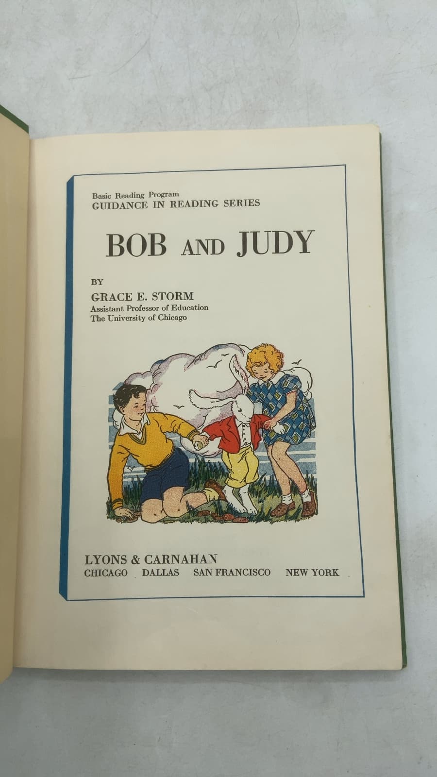 BOB AND Judy by Grace E. Storm - title page