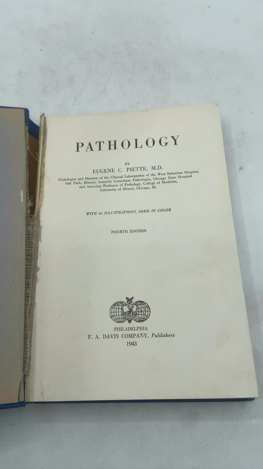 Pathology by Eugene C. Piette, M.D. - title page
