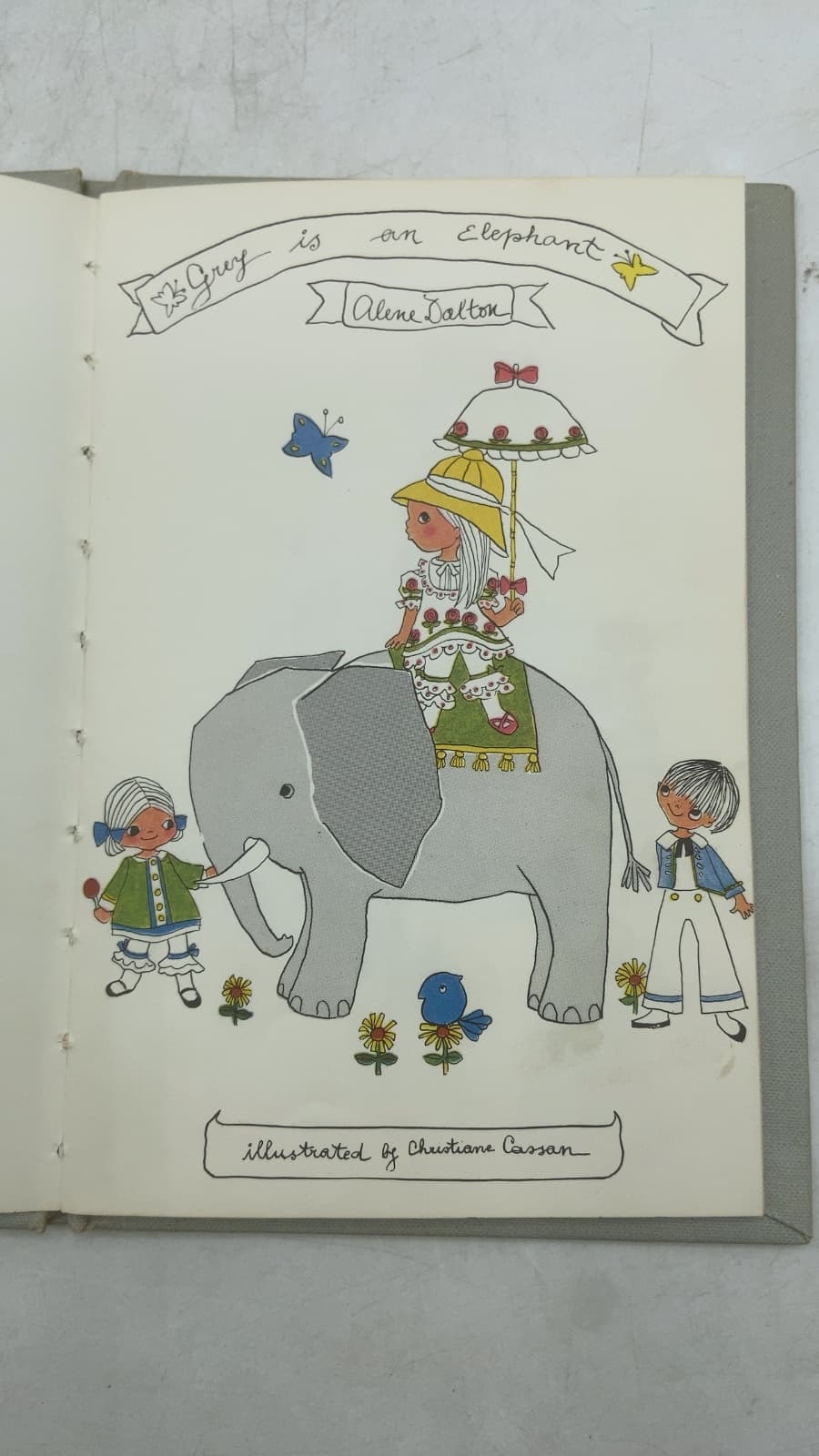 Grey is an Elephant by Alene Dalton - title page