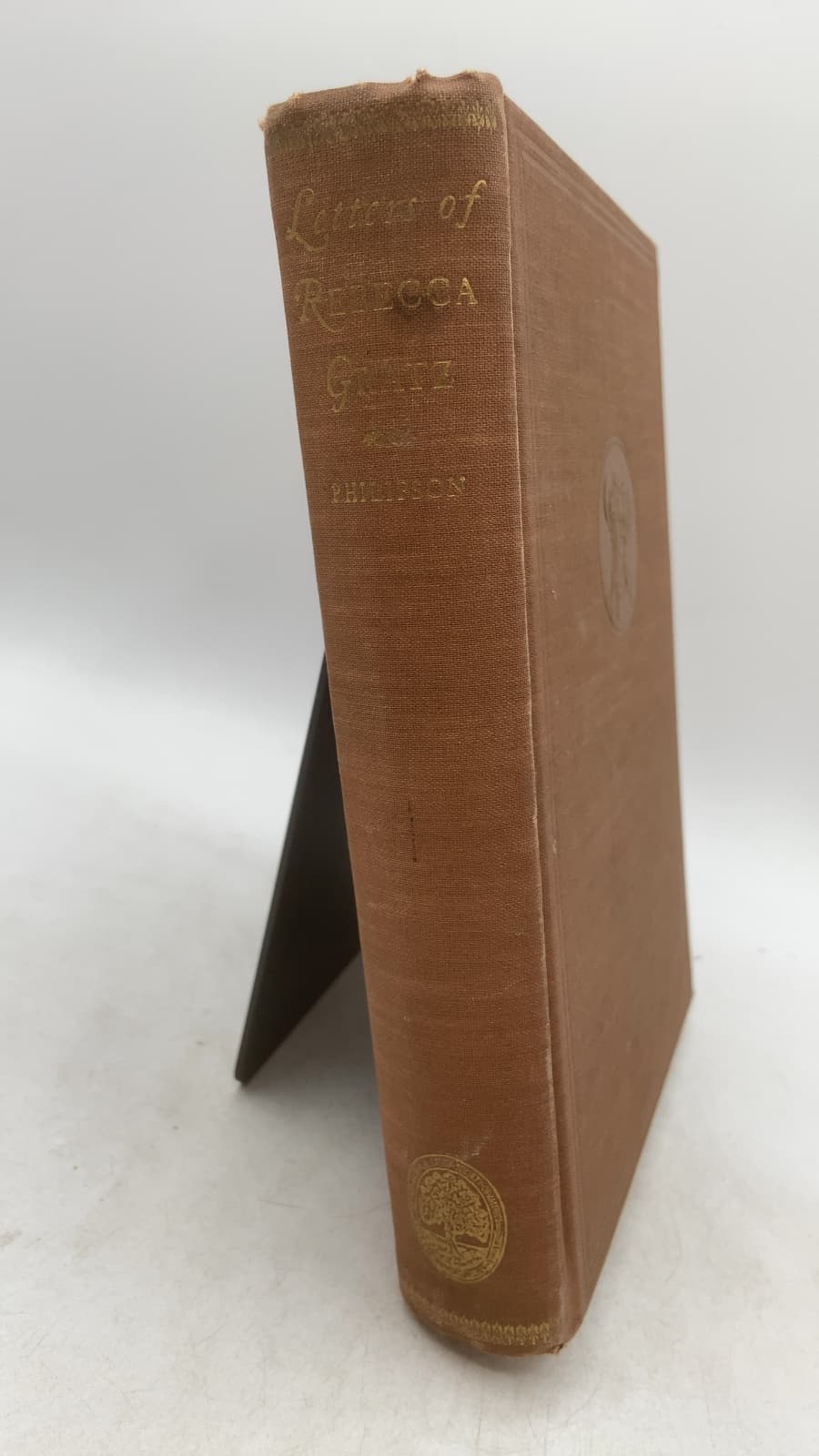 Letters of Rebecca Gratz by David Philipson - title page