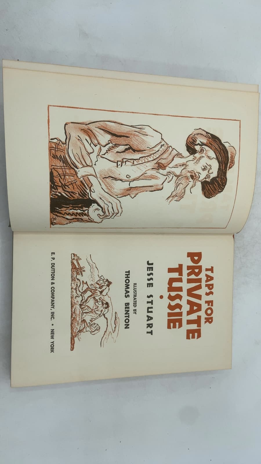 Taps for Private Tussie by Jesse Stuart - title page