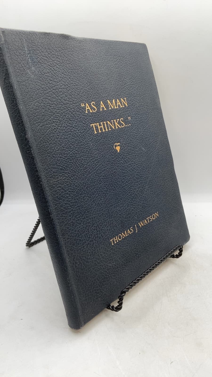 AS A MAN Thinks... by Thomas J. Watson - front cover