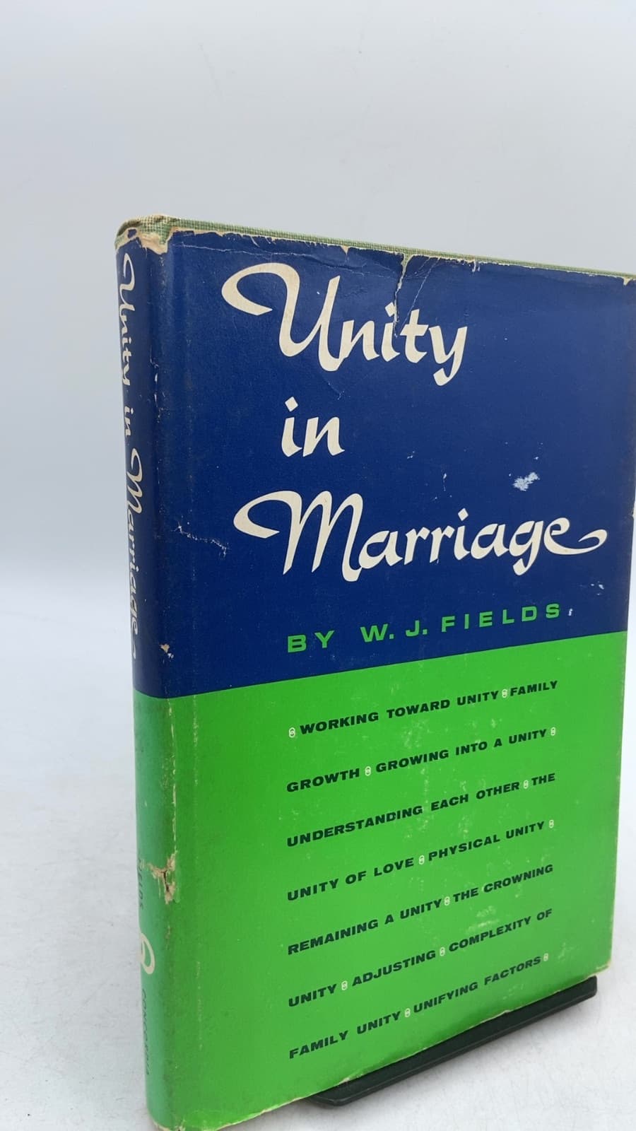 Unity in Marriage by W. J. Fields - front cover
