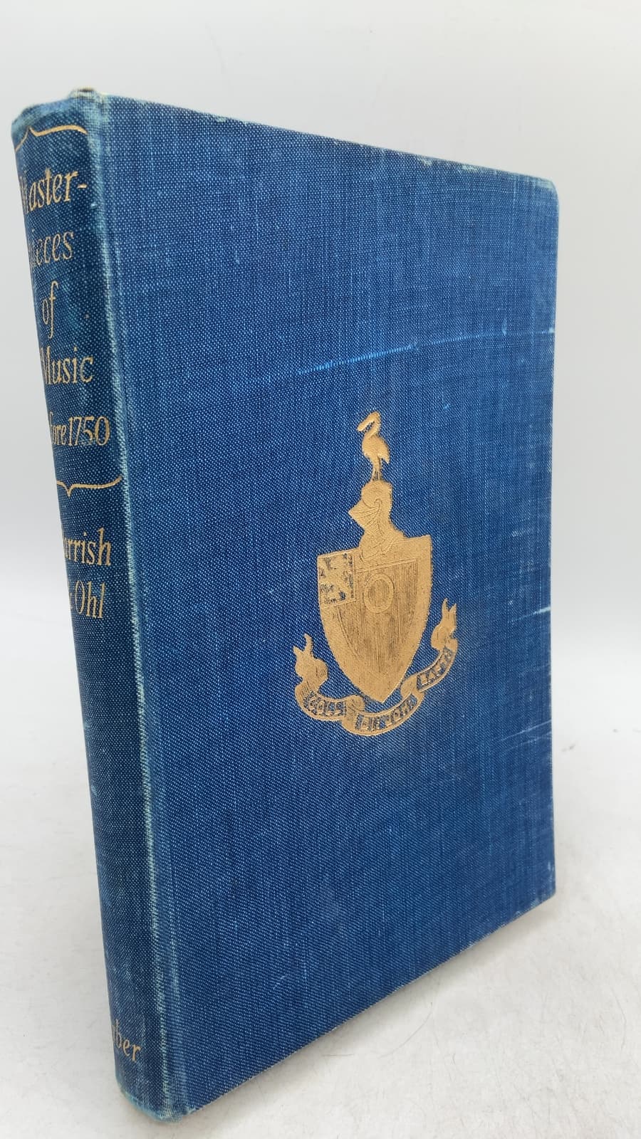 Masterpieces of Music Before 1750 by Carl Parrish and John F. Ohl - front cover