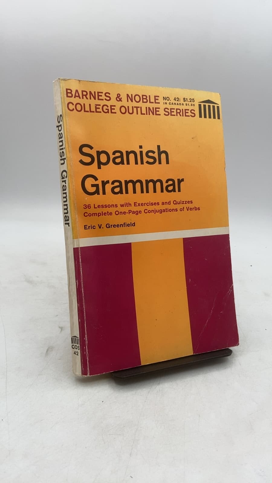 Spanish Grammar by Eric V. Greenfield - front cover