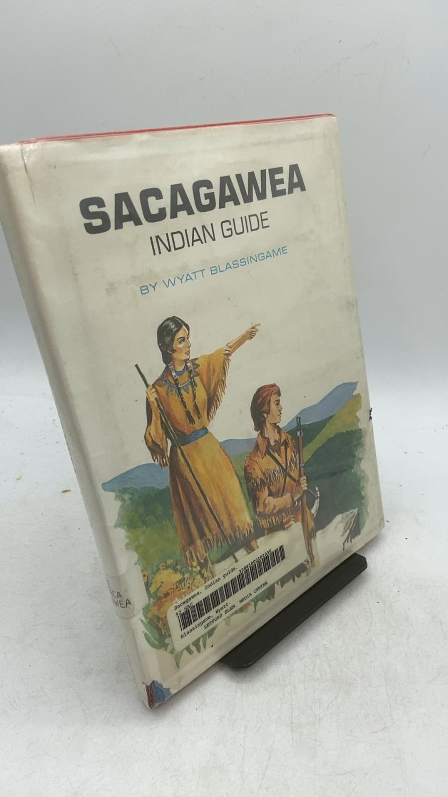 Sacagawea Indian Guide by Wyatt Blassingame - front cover