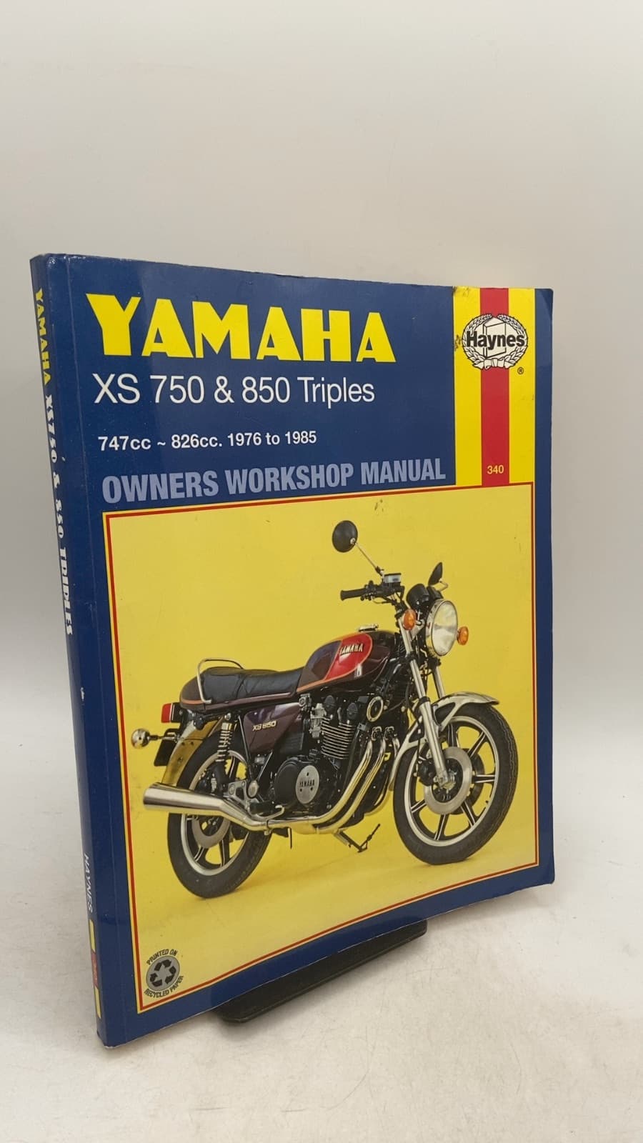 Yamaha XS750 & 850 Triples Owners Workshop Manual by Mansur Darlington and Chris Rogers - front cover
