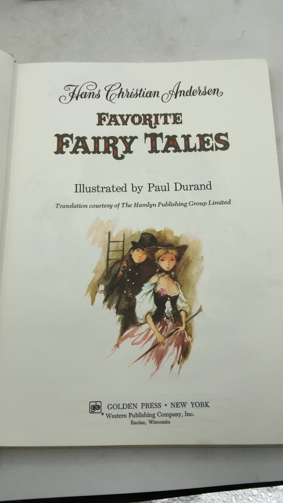 Favorite Fairy Tales by Hans Christian Andersen - title page