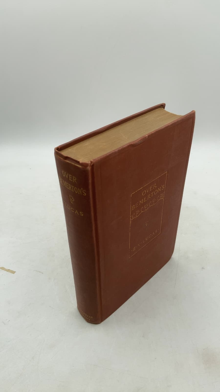 Over Bemerton's: An Easy-Going Chronicle by E. V. Lucas - front cover