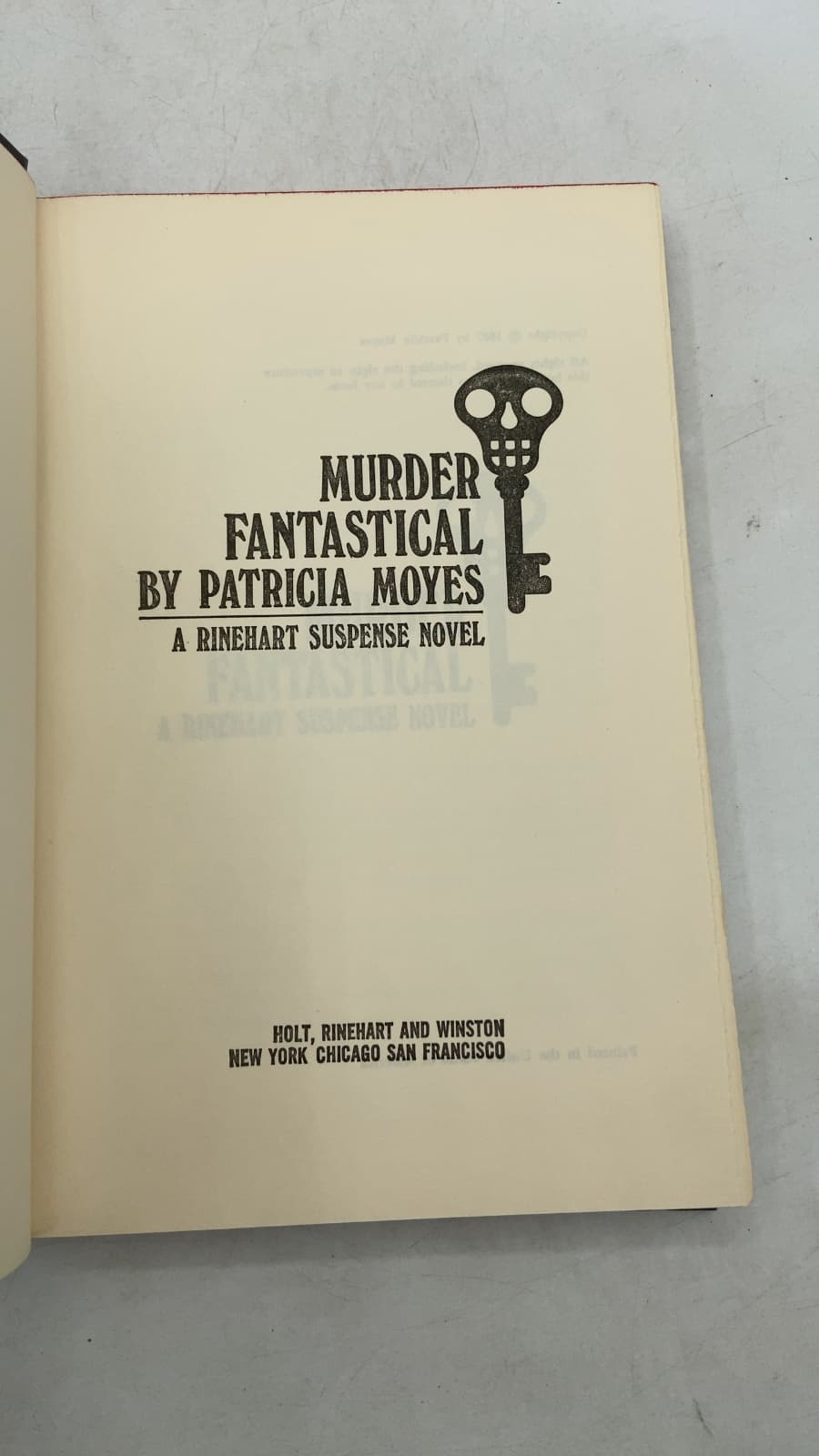 Murder Fantastical by Patricia Moyes - title page