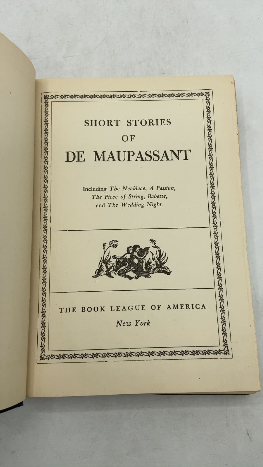 Short Stories of De Maupassant by Guy de Maupassant - title page