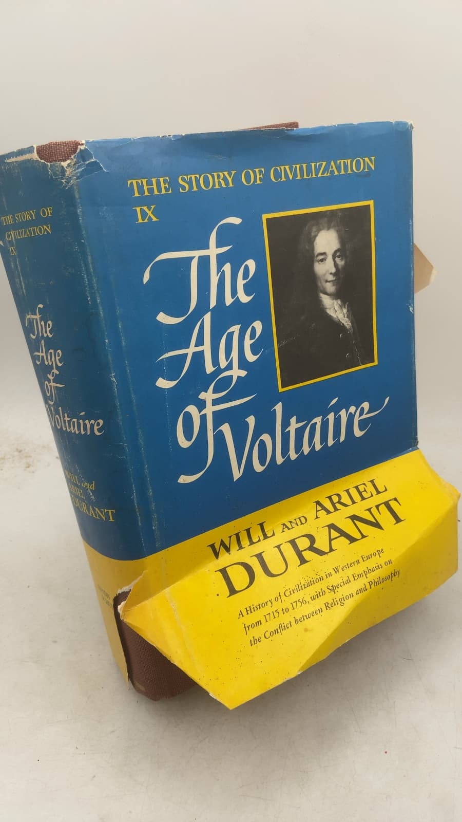 The Age of Voltaire by Will and Ariel Durant - front cover