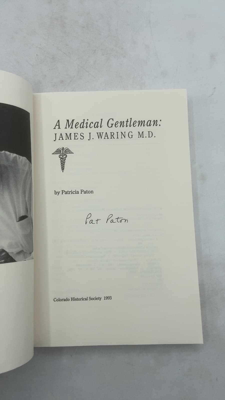 A Medical Gentleman: James J. Waring M.D. by Patricia Paton - title page