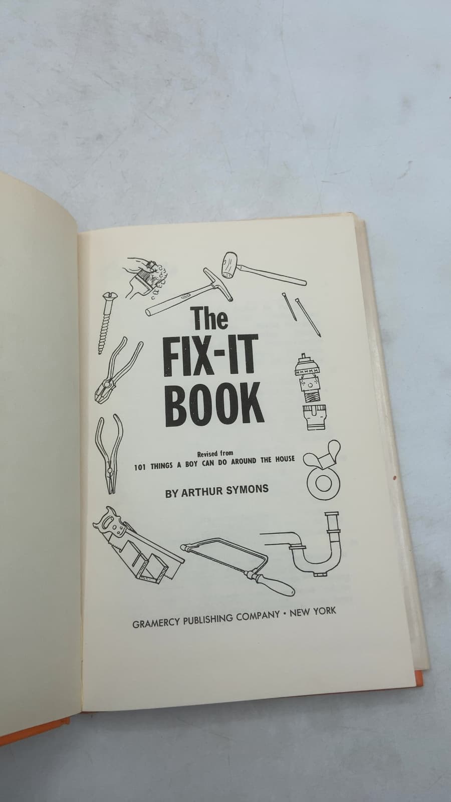 The Fix-It Book by Arthur Symons - title page