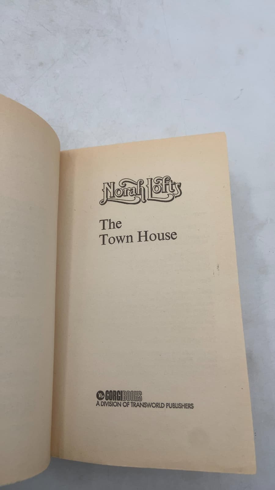 The Town House by Norah Lofts - title page