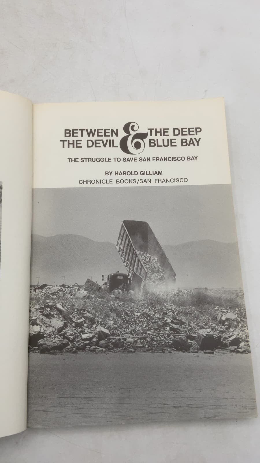 Between the Devil & the Deep Blue Bay: The Struggle to Save San Francisco Bay by Harold Gilliam - title page