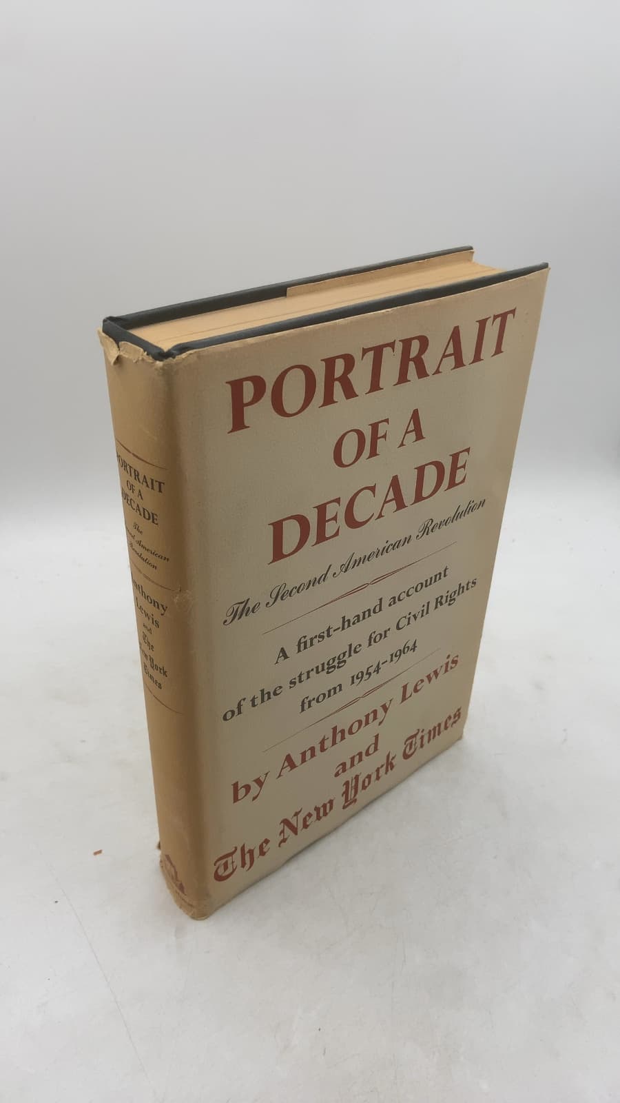 Portrait of a Decade: The Second American Revolution by Anthony Lewis AND the New York Times - front cover