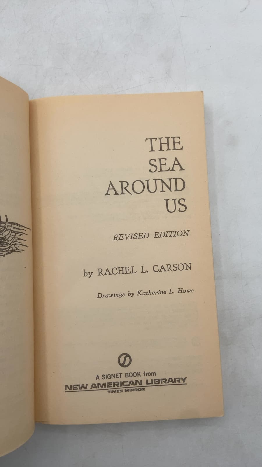 The Sea Around Us by Rachel L. Carson - title page