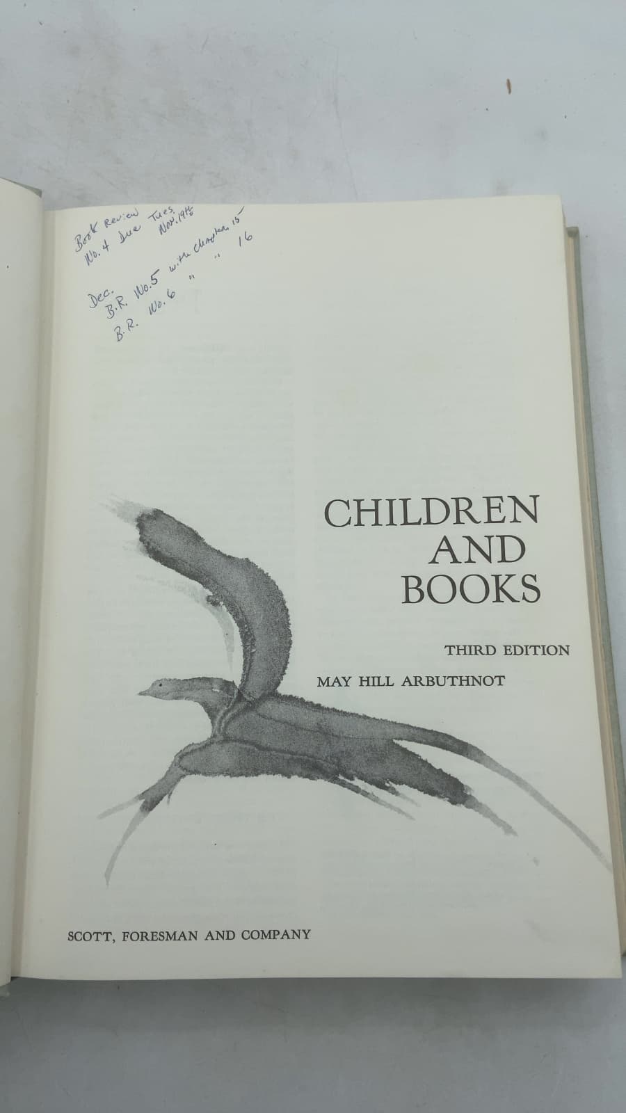 Children AND Books by MAY Hill Arbuthnot - title page
