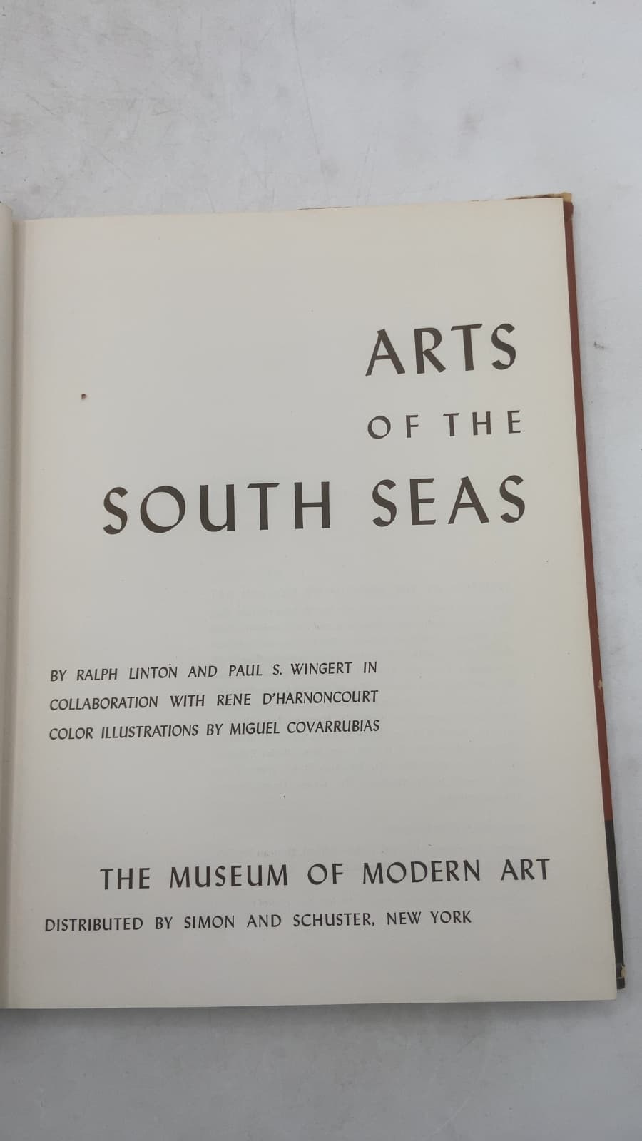 Arts of the South Seas by Ralph Linton and Paul S. Wingert - title page