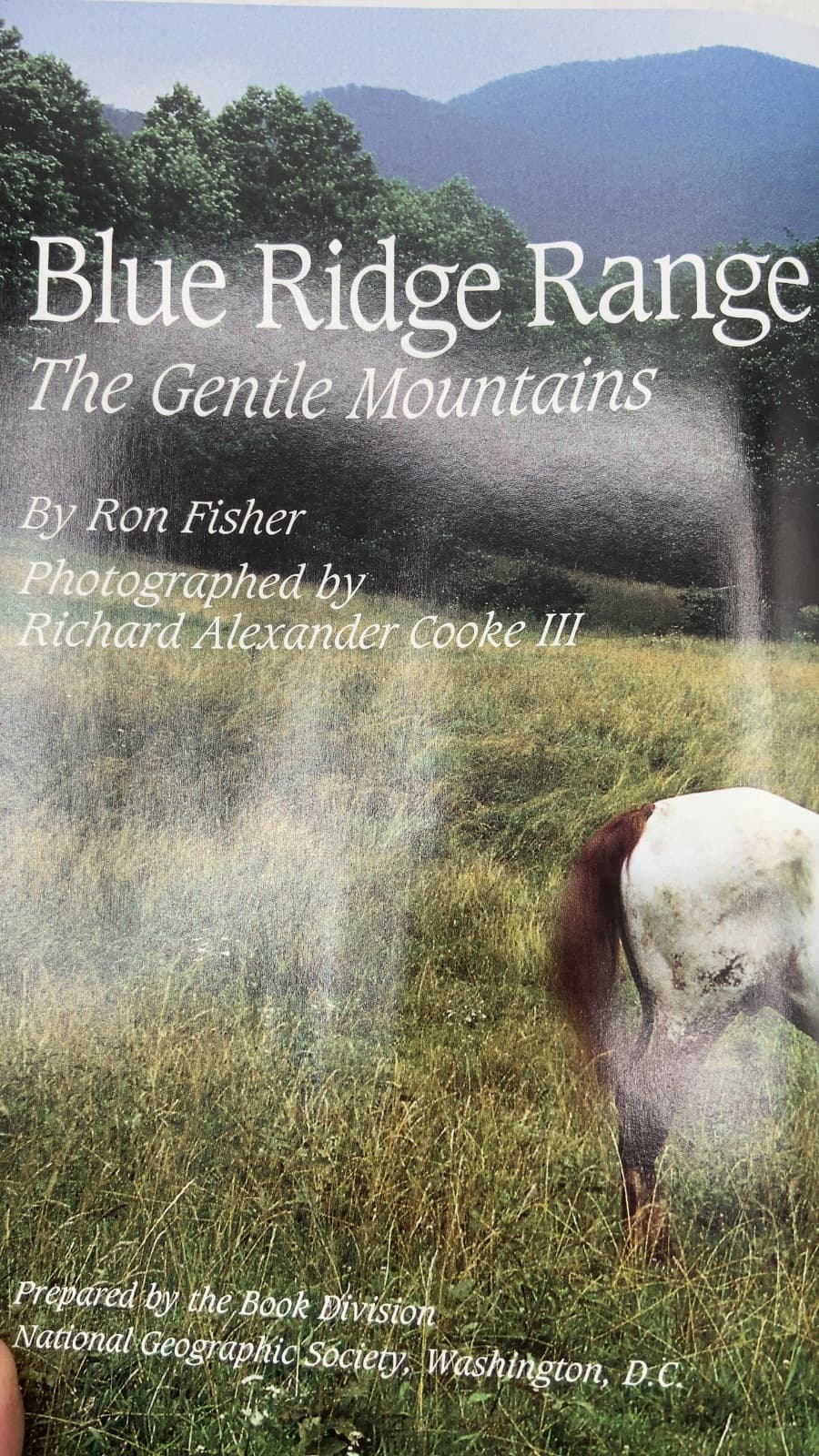 Blue Ridge Range: The Gentle Mountains by Ron Fisher - title page