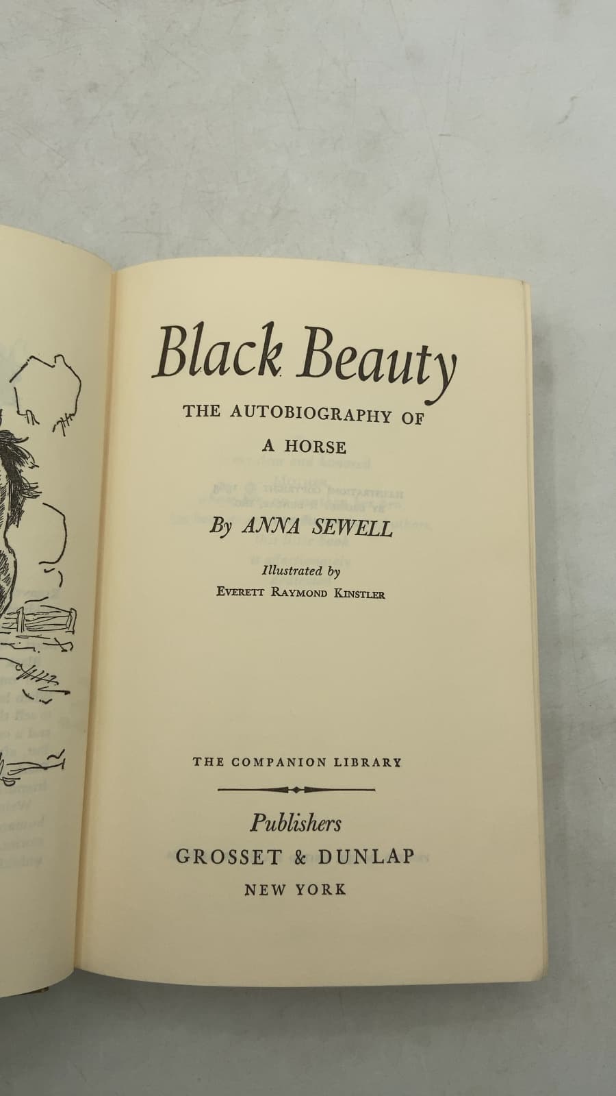 Black Beauty: The Autobiography of a Horse by Anna Sewell - title page