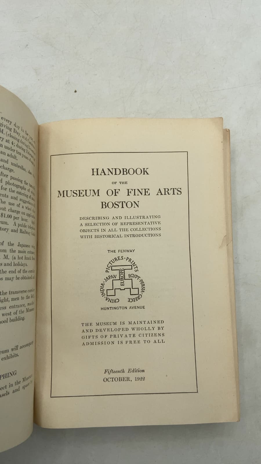 Handbook of the Museum of Fine Arts Boston - title page