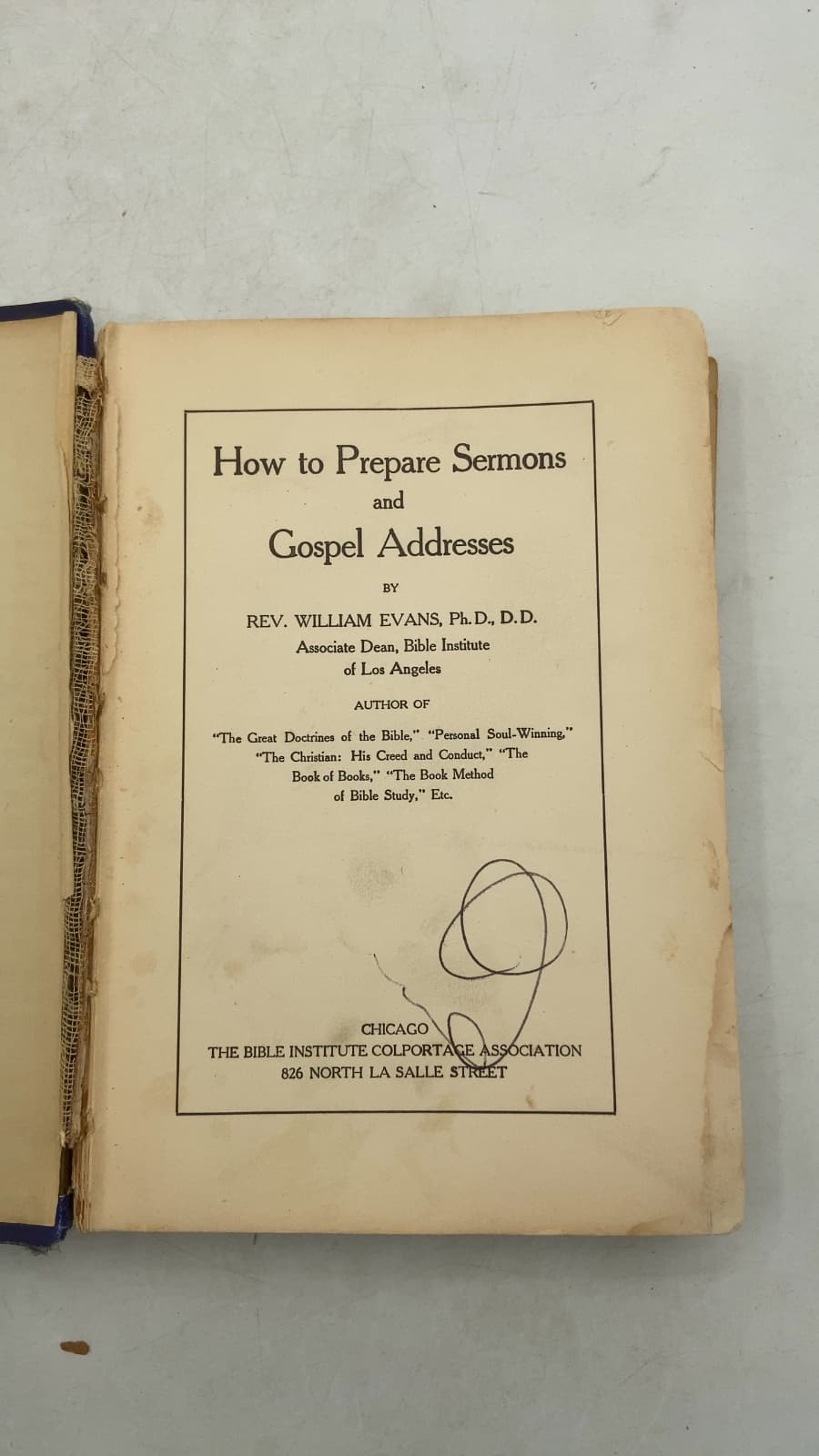 How to Prepare Sermons and Gospel Addresses by Rev. William Evans, Ph.D., D.D. - title page
