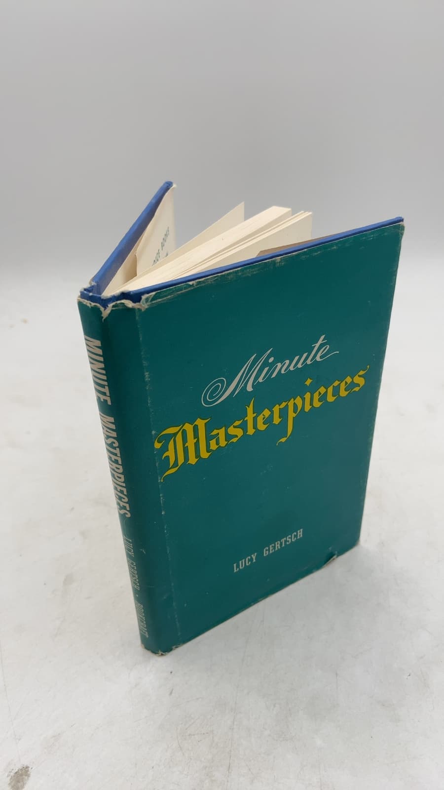 Minute Masterpieces by Lucy Gertsch - front cover