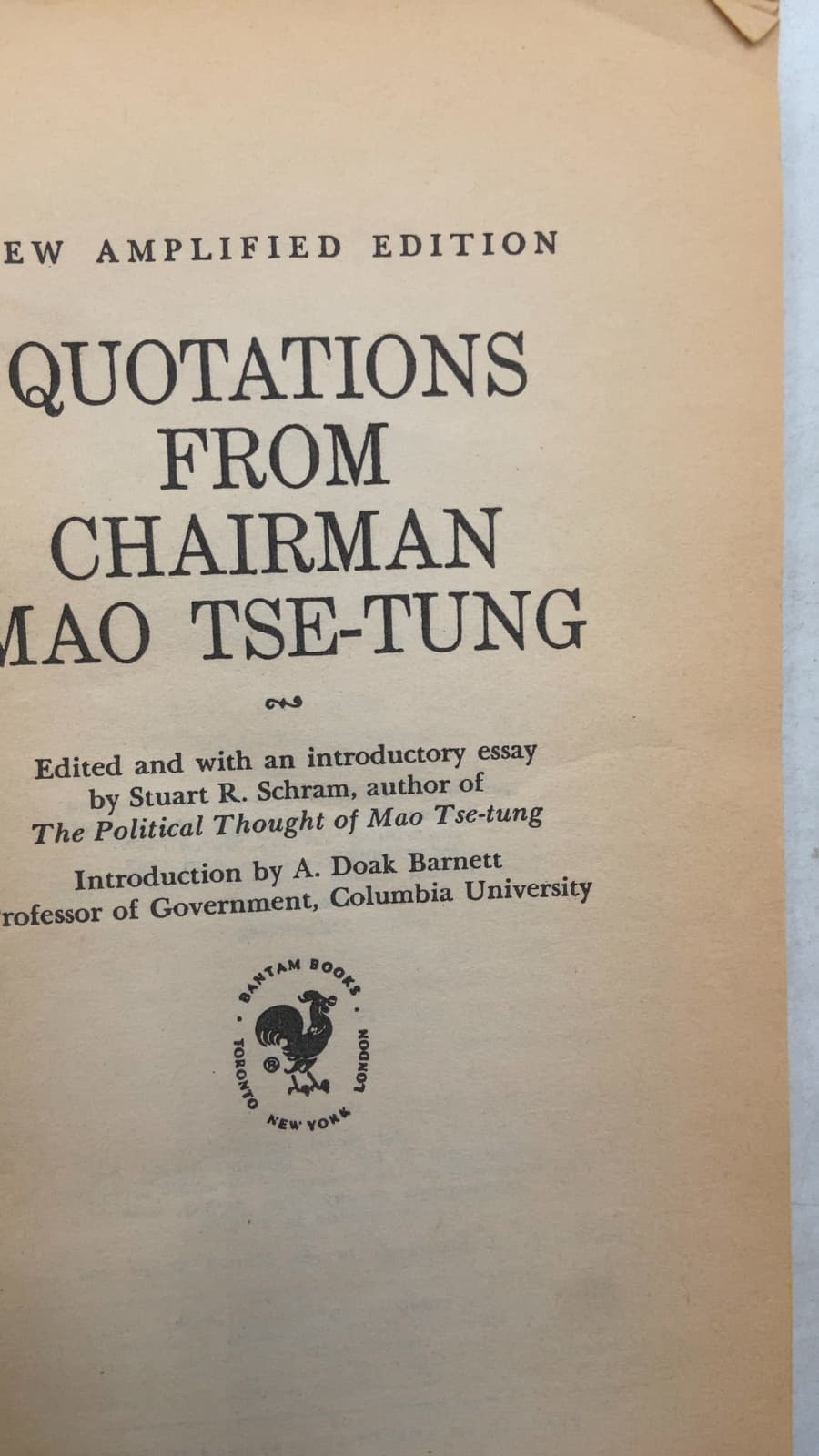 Quotations from Chairman Mao Tse-Tung by Mao Tse-tung - title page