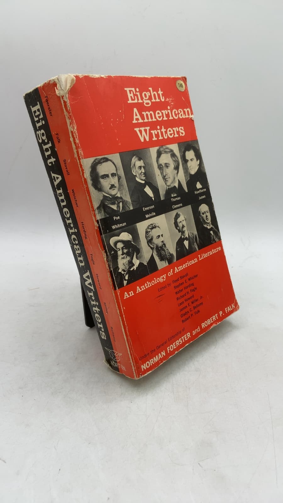 Eight American Writers: An Anthology of American Literature by Norman Foerster and Robert P. Falk (General Editors) - front cover