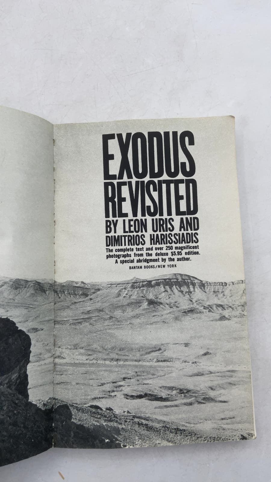 Exodus Revisited by Leon Uris and Dimitrios Harissiadis - title page