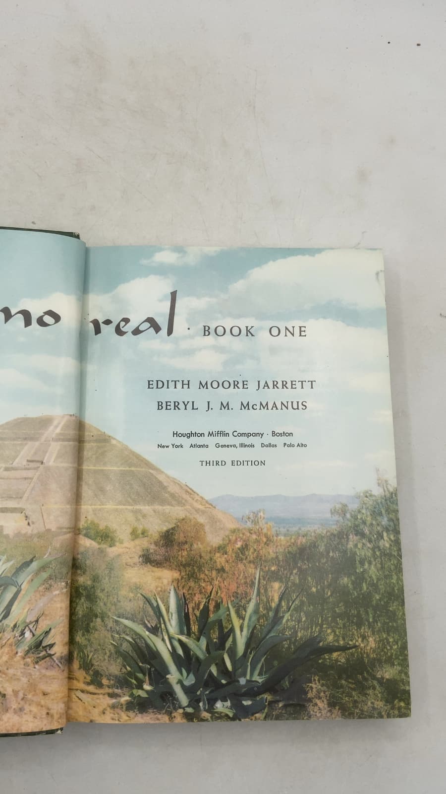 El Camino Real, Book One by Edith Moore Jarrett and Beryl J. M. McManus - title page