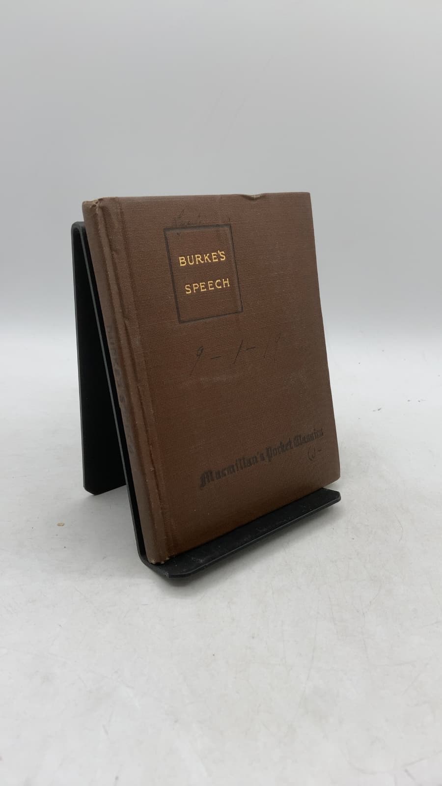 Burke's Speech on Conciliation with America by Edmund Burke - front cover